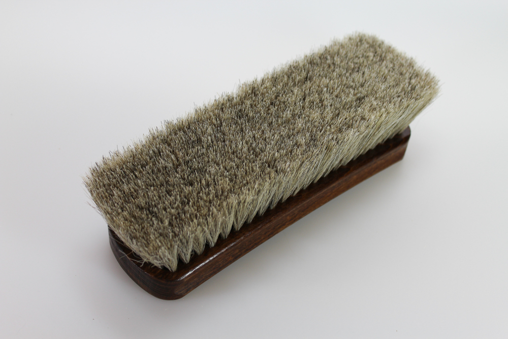 Preview: Stiefelglanzbürste grau